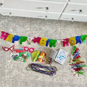 Happy Birthday party animal kitty cat bundle